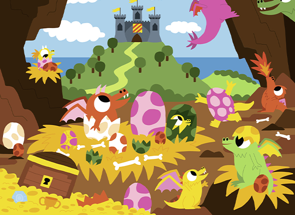 Pinceau Magique – Dragons et chevaliers